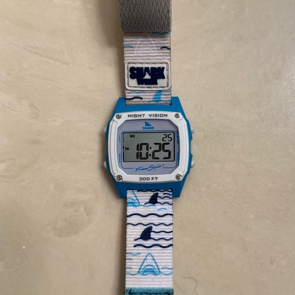 Freestyle watch, shark week edition